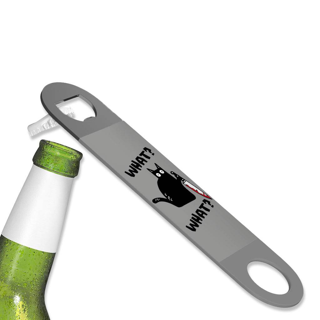 What Cat Bottle Opener - Maniac Beer Opener - Funny Bottle Opener Bar & Wine Tools Kitchen  
